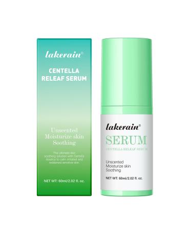 Centella Releaf Serum for Face Unscented Facial Serum Nourishes and Moisturizes Skin Care Soothing Reduces redness for All Skin Types Vegan & Cruelty-Free 60ml 2.02fl.oz