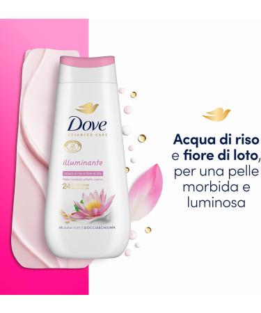  Dove Dove Brightening Shower Bath Hydrating Shower Bath Delicate Formula on Skin Microbiome with Plant Moisturizing Agents SLES Sulfate Free Men and Women Shower 225ml - Buy Online on GoSupps.com