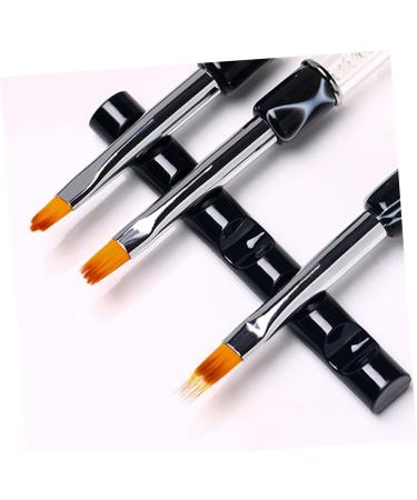 DOITOOL 1pc Clear Display Stand Fountain Pen Holder Pen Display Stand Pencil Display Rack Stand for Nail Pen Nail Brush Holder Storage Rack Paint Brush The Brush Black Frame Manicure medium - Buy Online on GoSupps.com