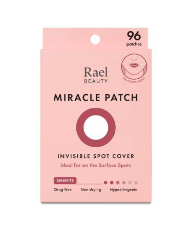Rael Acne Pimple Healing Patch - Absorbing Cover Invisible Blemish Spot Hydrocolloid Skin Treatment Facial Stickers Two Sizes 10mm & 12mm (96 Count)