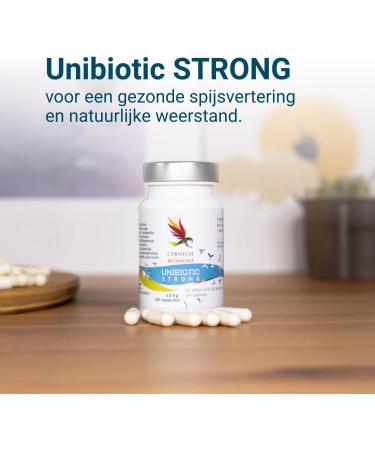 BIO PACK Carnium Botanicals Unibiotic Strong Probiotic capsules with 15 cultures complex Microbiome capsules glutenfree & vegan 30 capsules - Buy Online on GoSupps.com