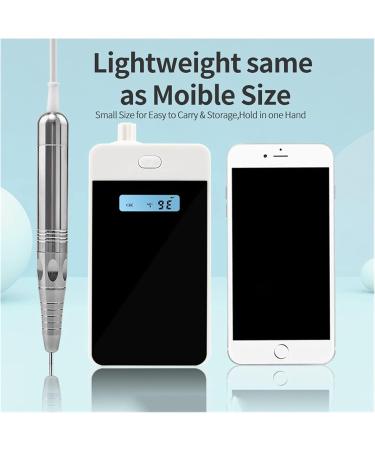 Nail kit Rechargeable Pro Brushless Nail Drill 35000RPM Electric Manicure Nail Drill 36W Pedicure Brushless Motor Charging Nails Tool Nail kit for Beginners with Everything White Gift Pack - Buy Online on GoSupps.com