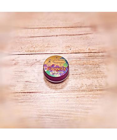 VIOLETS Perfume - Eau de Parfum - Solid Balm - Natural Essential Oils Aromatherapy Fragrance (Viola Odorata Orris Lavender Heliotrope Hyacinth Vanilla) Travel Size Party Guest Favors Gifts-0.5oz - Buy Online on GoSupps.com