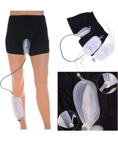 Portable Urinals Reusable Male Urinal Bag Silicone Urine Funnel Pee Holder Collector with Catheter for Old Men Portable for Men Women (Color : A Size : 83-100cm) 83-100cm A - Buy Online on GoSupps.com