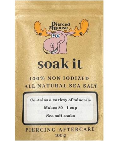 Soak It Piercing Aftercare 100% Non Iodized Natural Sea Salt