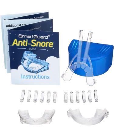 SmartGuard Anti-Snore Device: Customizable Snore Reducing Mouthpiece for Men and Women | Comfortable and Adjustable Oral Appliance to Open Airway - Buy Online on GoSupps.com