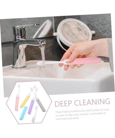 Partykindom Portable 10-Piece Travel Toothbrush Set | Collapsible & Disposable Mini Toothbrushes for Holiday Adventures - Buy Online on GoSupps.com
