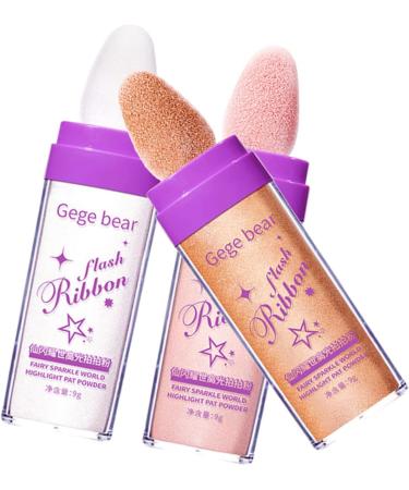 DOITOOL 9 Pcs Highlight Pat Powder Face Highlighter Powder Highlighter Face Glitter Three-dimensional Voss 1 count (Pack of 1) Assorted Colorx3pcs - Buy Online on GoSupps.com