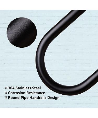 Hand Rails Outside Steps 17.7 ' Stair Railing Outdoor U Shaped Grab Bars for Stairs Detachable for The Elderly Kids Disabled Pregnant Women - Buy Online on GoSupps.com