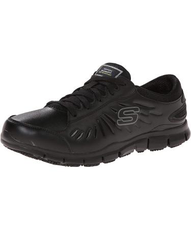 Skechers for Work Women's Eldred Shoe 8 Black