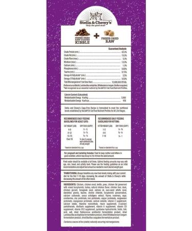 Stella & Chewy's Raw Blend Cage Free Recipe for Cats 10lbs - Buy Online on GoSupps.com