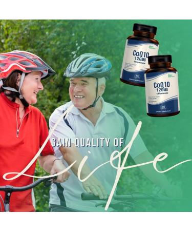 CoQ10 120Mg Ubiquinone | Supports Cellular Energy and antioxidant Activity for Overall Wellness. (1-Pack) 60 Count (Pack of 1) - Buy Online on GoSupps.com