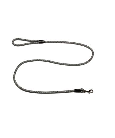 Leash - rope leash with hand loop Basic 10mm 27 colours 7 lengths (1.55 m silver grey) 1.55 m silver grey
