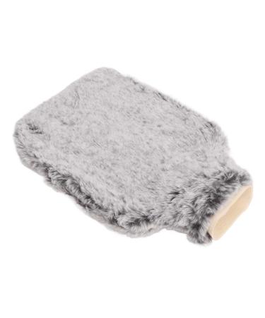Verdant Touch hot water bottle made of rubber 1500 ml leak -proof large warm warmth warmer for cramps arthritis hot compress with plush cover
