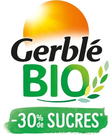 Gerbl BIO Red Fruit Breakfast Biscuit - Reduced in Sugars - High in Fiber - 1 Box 132 g (3 Bags of 3 Biscuits) - Buy Online on GoSupps.com