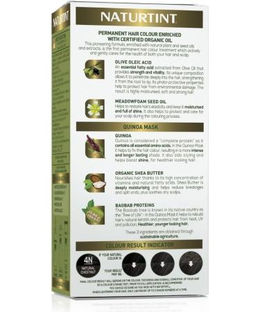 Naturtint Permanent Hair Colour 4N Natural Chestnut - Shop Now for Vibrant and Natural Looking Hair - Buy Online on GoSupps.com