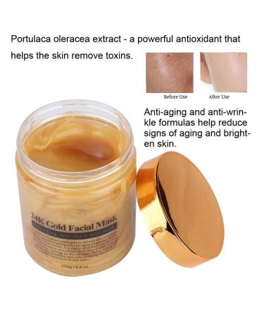 Gold Collagen Mask - Anti-Aging Moisturizing Peeling Facial Treatment | Shop Internationally - Buy Online on GoSupps.com
