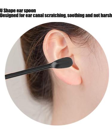 Cyrank Ear Cleaning Kit - Portable Ear Wax Removal Tool Set in Black - Buy Online on GoSupps.com