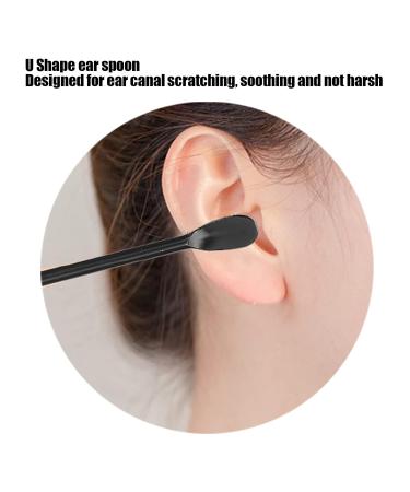 Portable Ear Wax Remover Set - U-Shape Spoon & Spiral Cleaner Tool with Storage Case | International Shipping Available - Buy Online on GoSupps.com