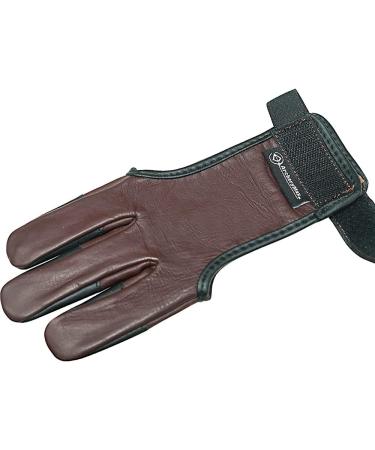 ArcheryMax 3 Finger Leather Shooting Glove - Medium Size - Buy Online on GoSupps.com