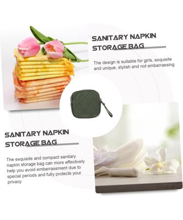 HEASOME Sanitary Napkin Storage Bag Tote Insert Organizer | Zip Around Wallet for Women | Coin Purse & Pad Pouch | Portable Travel Case - Buy Online on GoSupps.com
