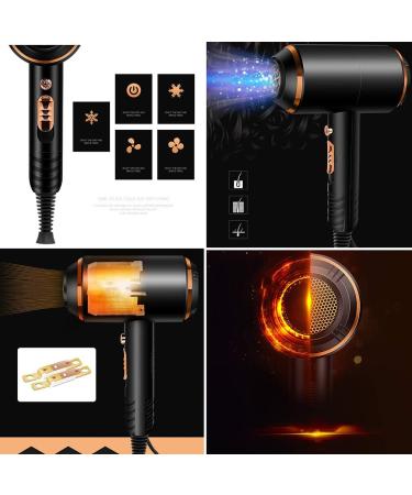 Professional Hair Dryer 4000W Fast Dry Dryer Ionic Hair Dryer Salon Women Hairdryer for Curly and Straight Hair 3 Heat 2 Speed and Cool Shot Button Diffuser & Concentrator for Travel Salon Home Use - Buy Online on GoSupps.com