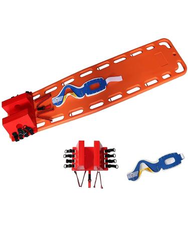 Lmeili Guard SpineBoard Kit portable rescue center medical first aid spine-board backboard with head pathway and neck support life-saving board on the water
