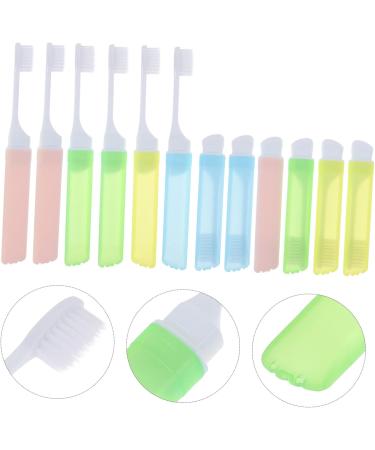 Shop Lurrose Children's Tools: 12-Pack Trip Toothbrushes - Soft Foldable Travel Brushes for Kids & Adults with Nylon Bristles - Buy Online on GoSupps.com