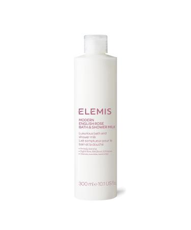 ELEMIS Luxury Bath & Shower Milk Daily Body Wash Infused with Moisturising Oil for Gentle Cleansing of Dry Sensitive Skin Nourishing Foaming Cream with Natural Aromatics Modern English Rose Bath & Shower Milk 300ml - Buy Online on GoSupps.com