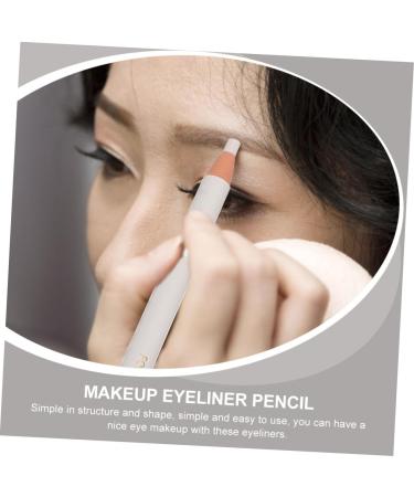 BIUDECO 4pcs White Line Drawing Eyebrow Pencil Eye Liner Pens Eye Makeup Accessory Eyeliner Pencil Ozokerite - Buy Online on GoSupps.com