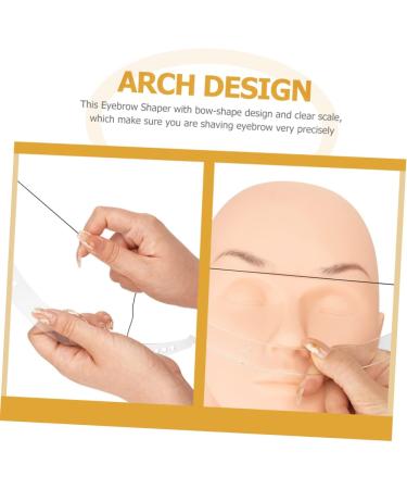 BIUDECO 1 Set Measure Bow-Shaped Auxiliary Acrylic Design Shaper Ruler Shape Shaping Tool Bow Level - Buy Online on GoSupps.com