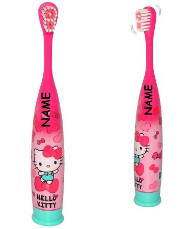 Electric toothbrush - Hello Kitty - Cat - Name - Children & Baby/Battery operated - High quality bristle - children's toothbrush & baby toothbrush - girl