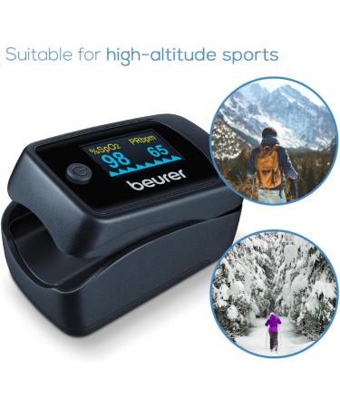 Beurer FT 85 Contactless Infrared Thermometer & Po 45 Pulse Oximeter Bundle Fast Fever & SpO2 Measurement for Hygienic Home Health Monitoring - Buy Online on GoSupps.com