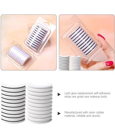 SOLUSTRE 2 Boxes Adhesive Eyelash Strips Eyelash Glue Replacement Adhesive Strips No Glue Or Eyeliner Required 10 Strips - Buy Online on GoSupps.com