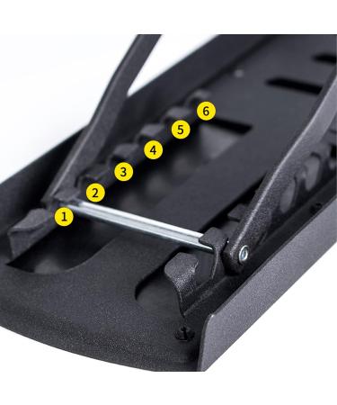 Foldable Pedicure Foot Rest - 6-Position Height Adjustable Stand for Home Foot Spa, Non-Slip Rubber Pedicure Foot Stand for Easy At-Home Pedicures - Buy Online on GoSupps.com