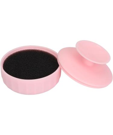 Makeup Brush Cleaning Box Portable Cosmetic Brush Cleaner Tool Color Removal Sponge Pink for Wet Dry Use - Buy Online on GoSupps.com