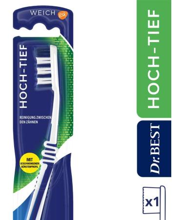 Dr. Best High-Deep Soft Toothbrush - 1 Piece | International Shipping Available - Buy Online on GoSupps.com
