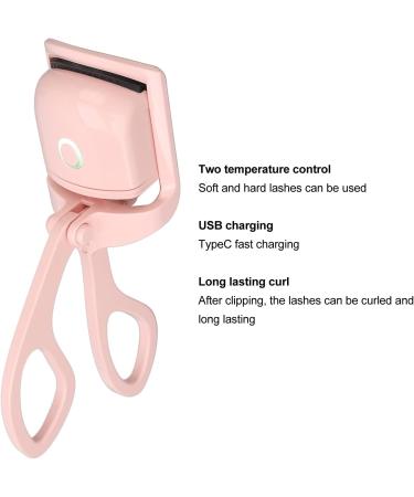 Rechargeable Heated Eyelash Curler - Fast Heating Long-Lasting 2 Modes Soft Silicone Pad | Perfect for Stunning Lashes Shop Internationally - Buy Online on GoSupps.com