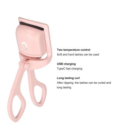 Buy Rechargeable Heated Eyelash Curler | Electric Heated Eyelash Curlers with 2 Temperature Modes | Long-lasting Eyelash Tool for Perfect Curls - Buy Online on GoSupps.com
