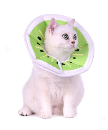 Supet Rewrise cat adjustable hencerace cat collar restoring collar collar crank Cone after surgery and injuries (kiwi m) m (neck: 21.5-30.5cm) kiwi