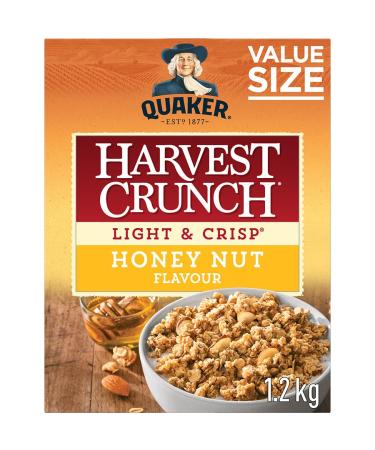 Harvest Crunch Light & Crisp Granola Honey Nut Flavour Value Size 1.2kg
