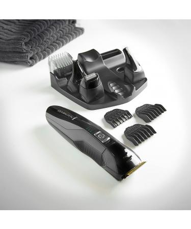 Remington All-In-One Grooming Kit - Beard Trimmer, Hair Clipper, Nose & Ear Trimmer, Mini Foil Shaver for Men - PG6020 Black - Buy Online on GoSupps.com