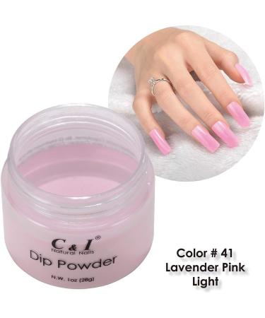 C & I Dipping Powder Color No.041 Lavender Pink - Light Purple Color System - Buy Online on GoSupps.com