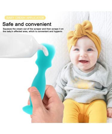 kekafu Silicone Spatula with Suction Cup, Handheld Diaper Cream Applicator - White - Buy Online on GoSupps.com