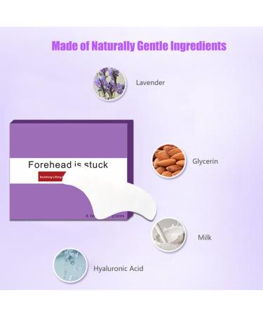 10 Pieces Forehead Anti-Wrinkle Pads | Skin Moisturizing Repair Stickers for Youthful Skin - Buy Online on GoSupps.com