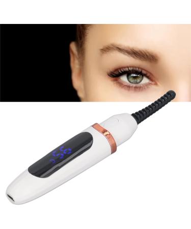Heated Eyelash Curlers USB Rechargeable Quick Heating Long Lasting Curl with LED Temp Display Anti Scalding Electric Lash Curling Wand - Buy Online on GoSupps.com