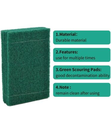 Luejnbogty 40Pcs Scrub Sponge Scouring Pad Kitchen Cleaning Rag Frosted Brushed Pot and Bowl Brush - Buy Online on GoSupps.com