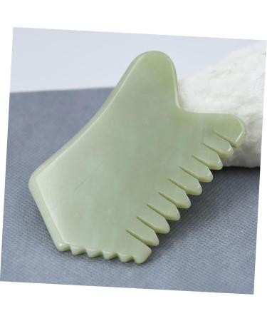 Plafope Jade Massage Comb - Enhance Hair & Scalp with Gua Sha Tool | International Shipping Available - Buy Online on GoSupps.com