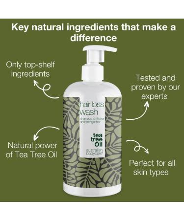 Australian Bodycare Hair loss Shampoo 500ml | Ideal for anyone experiencing hair loss or has very fine thin hair | Stimulates hair growth Great for slow growing hair For Men and Women 500 ml (Pack of 1) - Buy Online on GoSupps.com