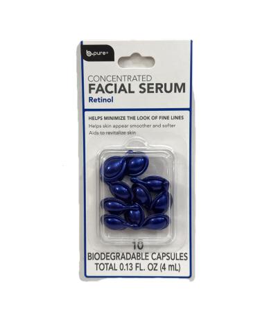 Facial Serum 10 Biodegradable Capsules 0.13 FL OZ (Retinol)